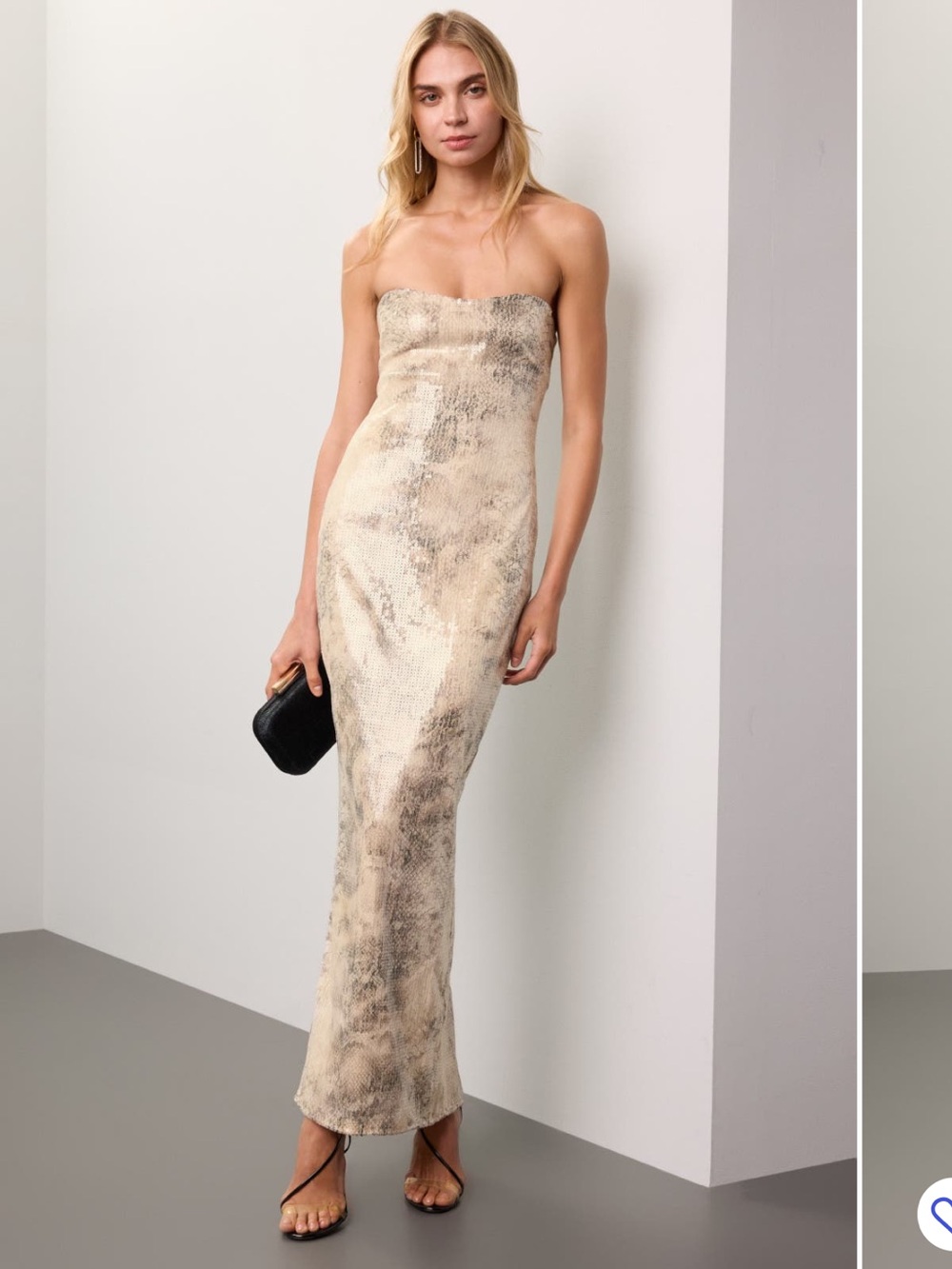 Retrofete Winslow Dress in Vintage Snake M